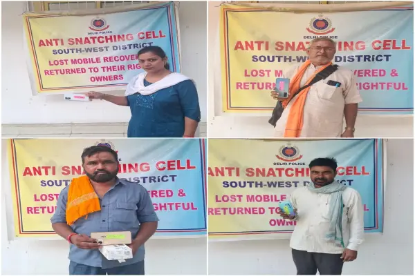 दिल्ली पुलिस का ऑपरेशन विश्वास: 1,920 चोरी-गुम मोबाइल बरामद, कीमत 2 करोड़ से अधिक